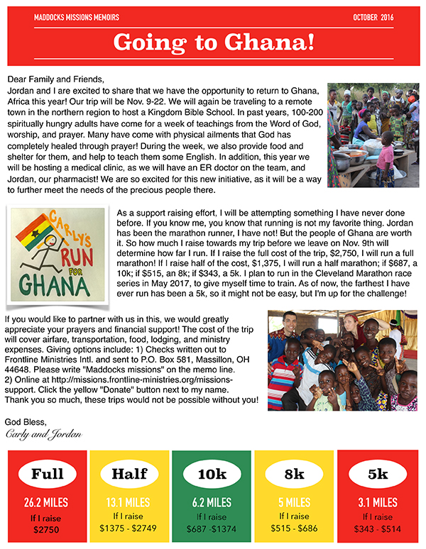 2016 Ghana Letter
